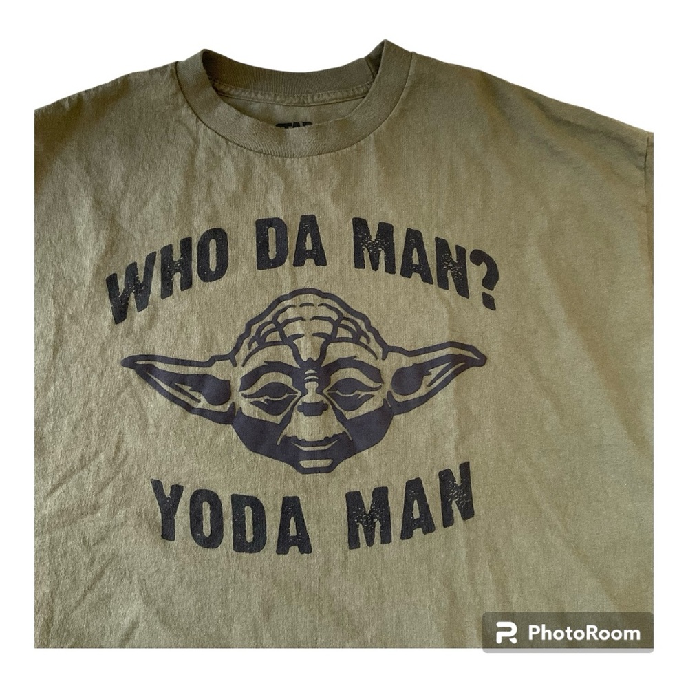 Star Wars Yoda Graphic T-shirt Unisex “ Who Da Man? Yoda Man” 2X - Picture 3 of 6